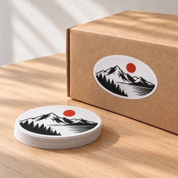 Oval Sticker
